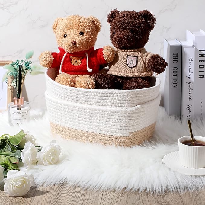 multi purpose cotton rope baskets