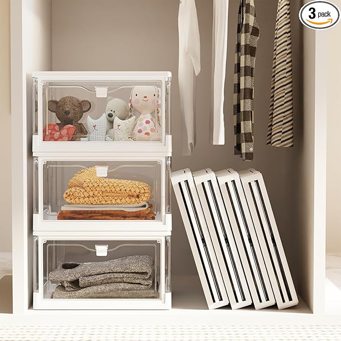 stackable storage bins